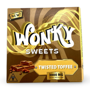 Wonky Sweet Twisted Toffee 3000 MG magic mushroom edible